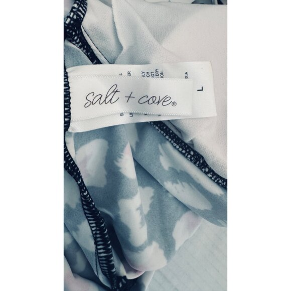 2/$30 NWT Salt & Cove Large Tankini Leopard Print Padded Bra Strappy Adjustable - Picture 11 of 14